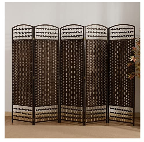 IBOWZ Paravento,Paravento da Interno Divisorio per Schermo Pieghevole, paravento per la Privacy in Tessitura di bambù in Piedi, divisorio per Balcone Studio Traspirante per Soggiorno, 3 Colori