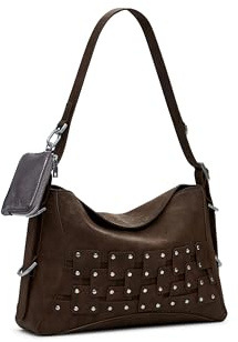 Desigual bolso de hombro New Patch 2 Shoulder Bag Chocolate marrón oscuro