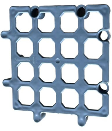 JIEBWCHA Paleta de suelo | Paleta de almacenamiento elevada con estructura apilable, fácil de apilar para supermercado, sótano, trastero y armario