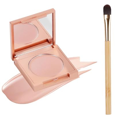 Colored Clay CC Undereye Corrector, Under Eye Brightener for Dark Circles, Augenpflege Concealer mit Pinsel, Wasserfest & Langanhaltend, Feuchtigkeitsspendend (Light, 1)