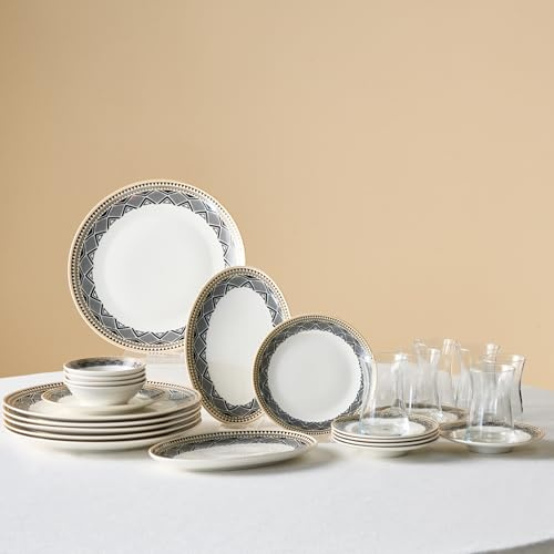 KARACA Globe Ensemble de rangement pour petit déjeuner 26 pièces 6 personnes