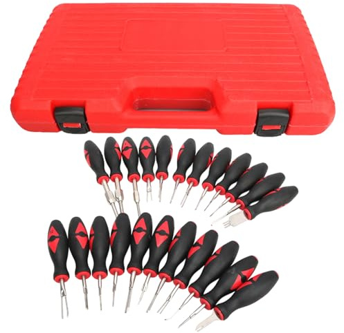 Extractor de terminal: kit de aguja de despinado 23x, juego de herramientas de conector de cable | Desenchufador de pasadores automotrices para enchufe de arneses, opción de liberación eléctrica