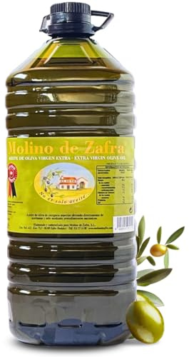 Aceite de Oliva Virgen Extra 5 Litros Premium sin Filtrar – AOVE 100% Reserva Familiar de Molino de Zafra – Cosecha Tradicional, Primera Prensada en Frío, Calidad Gourmet (MZ 5 litros (1 unidad))