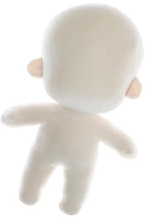 Figurine de poupée en coton nude de 20 cm personnalisable avec tissu rembourré doux pour collectionneur d'artisanat et projet de décoration d'intérieur Corps de poupée en tissu doux