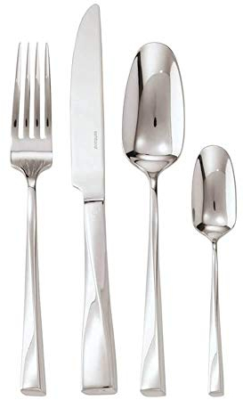 Sambonet Servizio 24 Pezzi Monoblocco Twist Inox