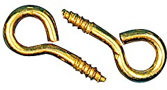 Rayher - Tornillos de anilla (latón, 12 x 5 mm, 24 unidades)