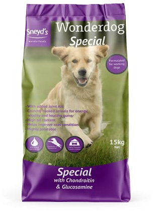 Wonderdog Special Dry Dog Food with Joint Care & Herb Blend | Complete Nutrition for Active & Working Dogs | 15kg