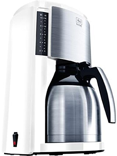 Melitta Look Therm Selection - Filterkaffeemaschine - mit Thermokanne - 8 Tassen - Weiß (1011-11 wh)