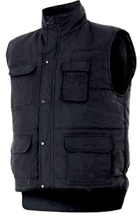 Velilla Serie 108 - Gilet multitasche trapuntato (Taglie L) colore Nero