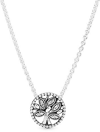 PANDORA Damen-Ketten mit Anhänger & Anhänger 925 Sterlingsilber 397780CZ-45
