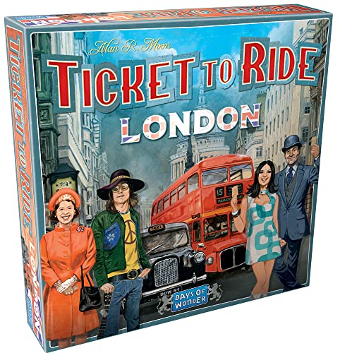 Days of Wonder | Ticket to Ride London Board Game | Ages 8+ | For 2 to 4 players | Average Playtime 10-15 Minutes