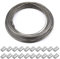 Câble en acier inoxydable de 30 mx 1,5 mm en acier inoxydable, bobine de fil métallique, accessoires pour chevaux, cadre photo, câble photo suspendu avec 20 pièces de manchon, supporte jusqu'à 150 kg