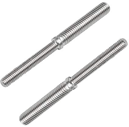 Be In Your Mind 2 Pezzi Bulloni A Vite Con Perno Filettato A Doppia Estremità Da Bulloni Da M6 A M8 80mm Adattatore Filettato In Acciaio Inossidabile 304