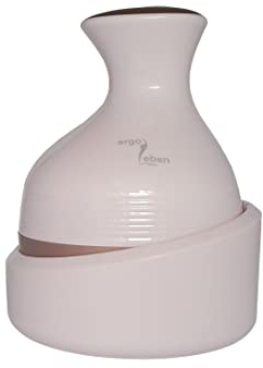 ERGOLEBEN elektrisches Kopfmassagegerät rose | kabellos wiederaufladbar spritzwassergeschützt | Kopfhaut Gesicht | | für zuhause und unterwegs