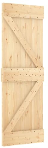 vidaXL Porta NARVIK 70x210 cm in Legno Massello di Pino