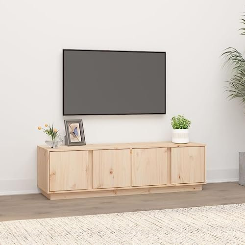 FIRBNUS 140x40x40 cm TV-Schrank Massivholz Kiefer Wohnzimmer Möbel TV Möbel Industrial Möbel Living Room Furniture Sideboard Holz TV Sideboard Fernsehschrank TV Cabinet TV Unterschrank