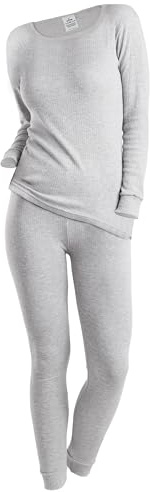 OCERA Thermo Unterwäschen Set für Damen und Mädchen, Warme Thermounterwäsche für den Winter, Ski, Snowboard, zum Wandern oder zuhause, weiche angeraute Innenseite