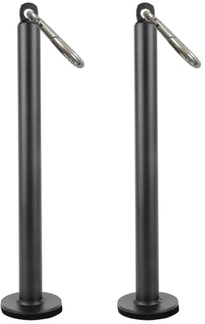 2 PCS Weight Loading Pin with Carabiner fit 1 inch Weight Plates and 2 inch Olympic Plates for Cable Pulley System LAT Pulldown,Weights Lifting Pin Holder Home Gym for Muscle Strength Training