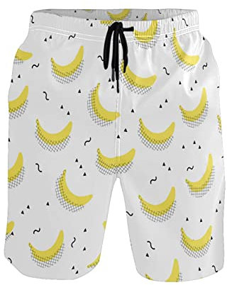 Badehose Für Herren Banane Badeshorts Moderne Herren Sommer Badehosen Bequeme Männer Sporthose, Für Surfen, Pools, Heim, 3XL
