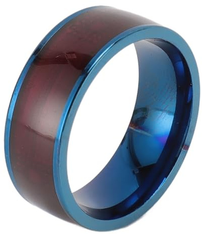 Yinhing Anillo NFC Inteligente, Anillo Inteligente Portátil Multifuncional, Ligero, Desbloqueo de Pantalla, Bloqueo de Aplicaciones, Transferencia con un Uso Inteligente (Blue)