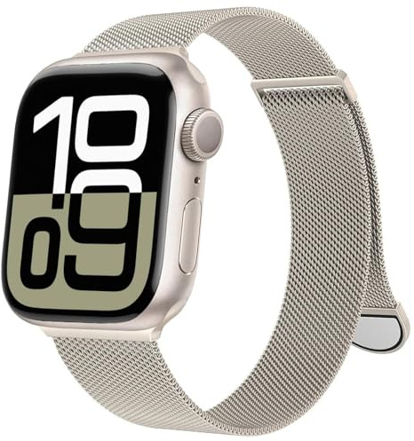 ORRLBB Compatible avec Bracelet Apple Watch Homme Femme, Bracelets Magnétique Acier Inoxydable pour iWatch Series 11 10 9 8 7 6 5 4 3 2 1 Ultra 49mm 46mm 45mm 44mm 42mm 41mm 40mm 38mm