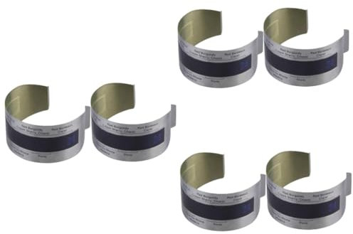 OKUMEYR 6pezzi Termometro Digitale Per Bottiglie Di Vino Acciaio Inossidabile Da Design Bracciale Display Per Misurazione Della Temperatura Strumento Da Cucina Pratico e Portatile
