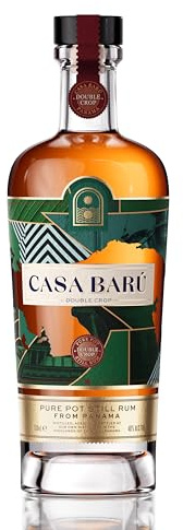 Casa Barú Double Crop Rum 70cl 40% ABV Pure Pot Still Panama Rum
