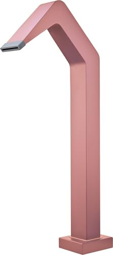 Mice - Cascada de Piscina- Fuente de Piscina en Cascada, Ideal para Piscinas Exteriores, Circuitos de SPA - Grifería Exterior Acero Inos S316 /Rosa Coral