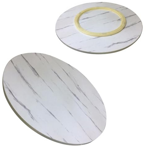 Lazy Susan - Plato giratorio de madera con rotación de 360°, plato grande de 100 cm de diámetro para cocina y comedor, perfecto para entretenimiento y exhibición de alimentos