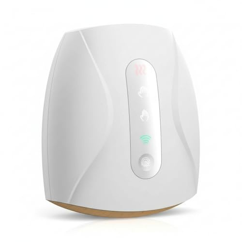 Handmassagegerät zur Schmerzlinderung – Elektrische Handmassage mit Wärme & Luftkompression, 3 Intensitäten, tragbares Handmassagegerät gegen Arthrose, Sehnenscheidenentzündung & steife Finger