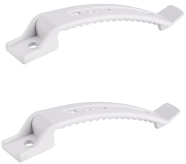 cyclingcolors 2x Brida gris de 120 mm, pasacables de plástico para muebles de oficina