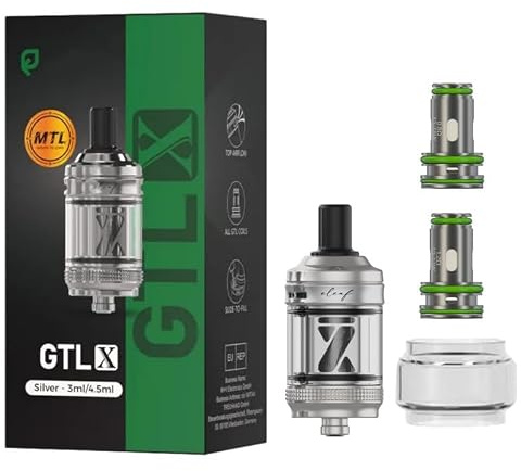 Para Eleaf GTL X Tank 3/4,5 ml Ø23,9 mm Slide Top Fill Airflow ajustable