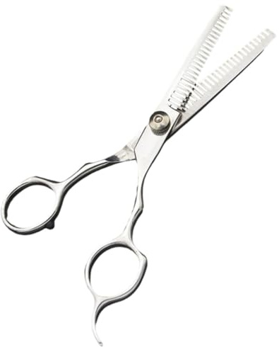 ORFOFE Ciseaux Effileur en Acier Inoxydable 6 Pouces, Outil de Coiffure Portable et Facile à Transporter pour Coupe de Cheveux en Salon Professionnel