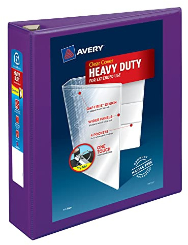 Avery Dennison AVE-79777 Heavy Duty View-bindare, flerfärgad, 5 cm