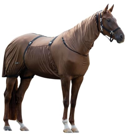 QHP Couverture contre l'eczéma Marron 100 cm