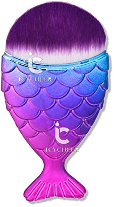 Écailles de Poisson Brosse de Maquillage Épi Bas Cosmétique Poudre Blush Outils