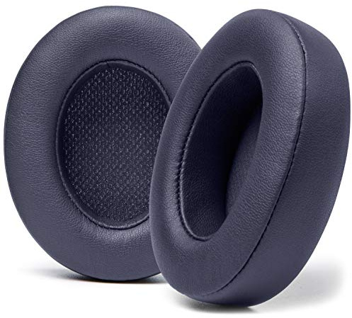 WC Wicked Cushions Ersättning för Beats Studio 2 & 3 (B0501, B0500) med och utan tråd | Not Fit Beats SOLO | Mjukare PU-läder, förstärkt skum och starkare lim | Titan