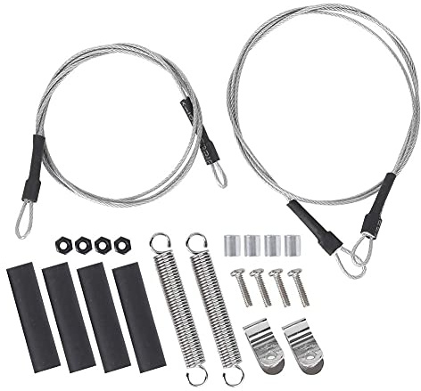 Cuerda de Acero para Coche RC, Juego de Cuerdas de Acero para Carcasa de Coche RC de Metal Duradero Apto para 1/10 Accesorio de Modelo de Coche sobre Orugas for Modelismo, Juegos y Competición