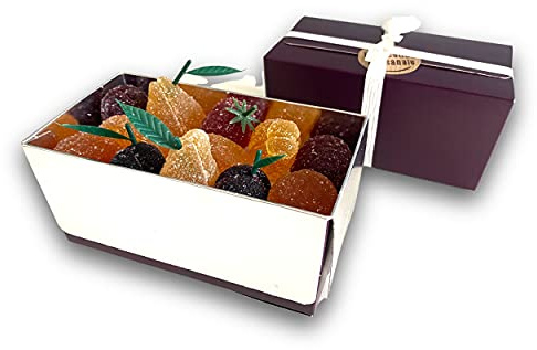 Pâtes de fruits Artisanales - Lot de 2 ballotins de 380G - Saveurs multi fruits - (sans gluten, sans colorant, sans arôme artificiel, sans lactose et sans conservateur) - teneur en fruits de 70%