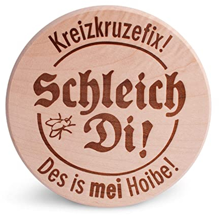 Bierglasdeckel Des is mei Hoibe!