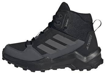 adidas Unisex Kinder Terrex AX4R MID RAIN.RDY Hiking Shoes, Core Black/Grey Four/Grey Six, 38 2/3 EU