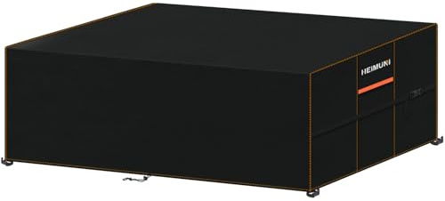 HEIMUNI Housses pour Mobilier de Jardin, 260x100x80cm Bache Table Extérieur Housse de Canape Imperméable, Bache de Protection Exterieur Salon de Jardin pour Table, Chaise et Canapé