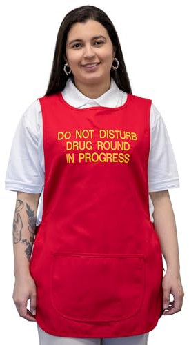 Mirabella Health & Beauty Unisex Cura Tabard Apron Red M