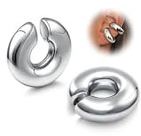 Dochais chunky ear cuff ohrclips damen ohne ohrlöcher fake piercings fake helix earcuff silber fur damen ohrklemme ohrringe damen gold schmuck chunky jewelry