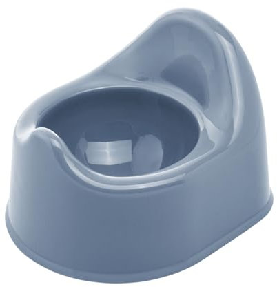 Rotho Babydesign Bella Bambina Kindertopf - Kinder-Toilettensitz in Misty Blau - Nachhaltiges und ergonomisches Töpfchen für Kinder - Komfortabel und praktisch für die Toilettenausbildung