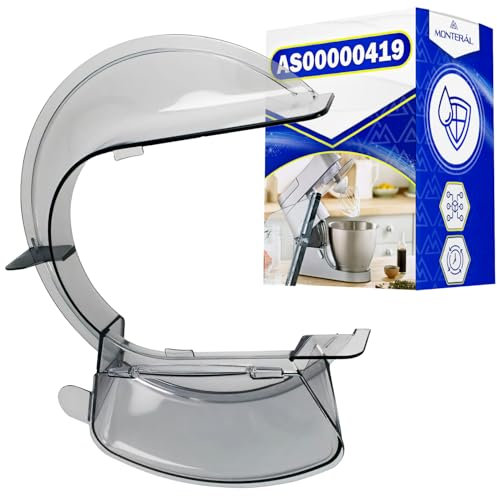 MONTERAL Tapa Antisalpicaduras para Robot de Cocina con Código Original AS00000419 para Kenwood Cooking Chef XL KCL95 - Garantía de 10 Años