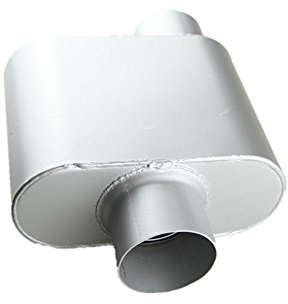 US SHIP Racing Performance 2.5 Offset/Center Single Chamber Muffler Silencer