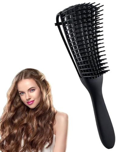 Detangle Hair Brush & Styling Hair Brush,Eastrise Adjustable Width and Hollow Design, Easy Detangling Vented Hair Styling Comb for Salons, Suitable for Every Kind of Hair(Black)
