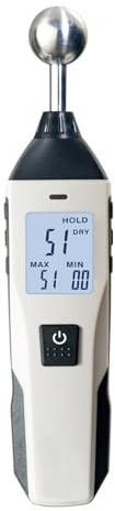 ES-721 Elektronisches Feuchtemessgerät mit Kugelsonde, Bluetooth & App, für Wände, Putz, Holz, Estrich und andere Baumaterialien, 20–40 mm Messtiefe