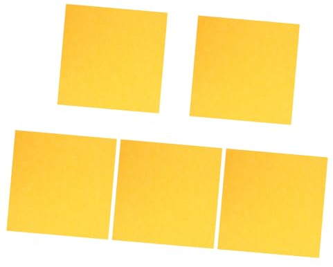 CONGARTENO 5pcs Yellow Felt Soundproofing Panels Self-adhesive Acoustic Wall Decoration for Home Ktv Music Rooms Comfortable Sound Absorption